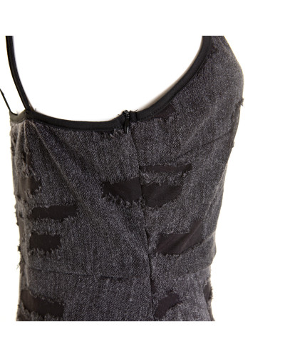 Asymmetrisches Gothic Kleid