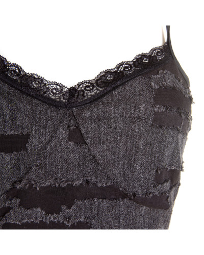 Asymmetrisches Gothic Kleid