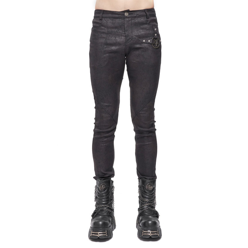 Pants with Lacings for Men