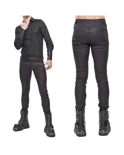 Pants with Lacings for Men