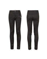 Pants with Lacings for Men