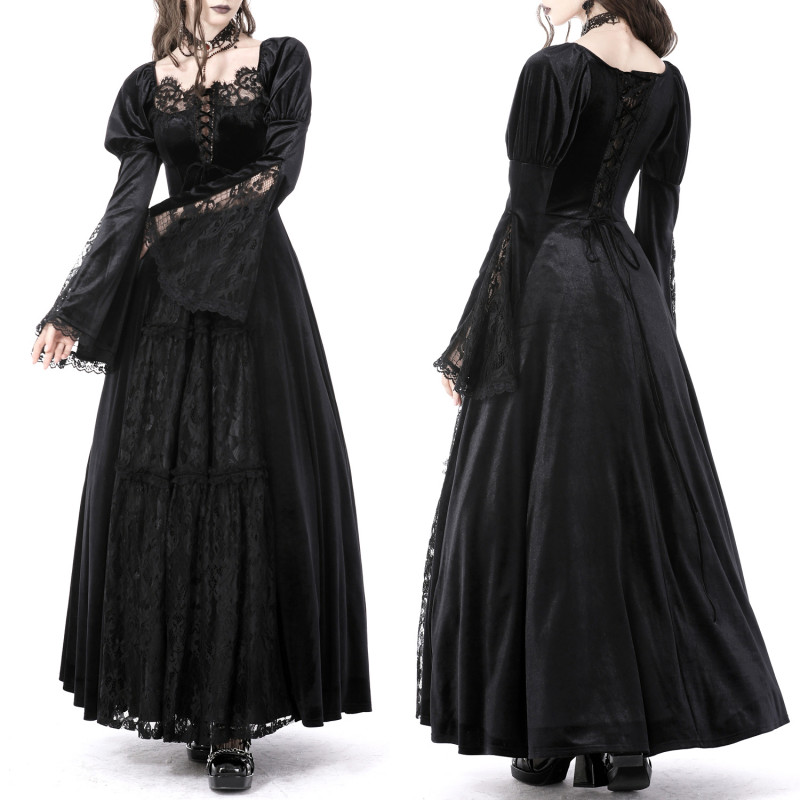 Long Velvet Dress