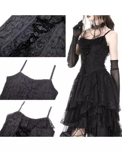 Robe Courte avec Dentelle de la Marque Dark in Love à 60,00 €