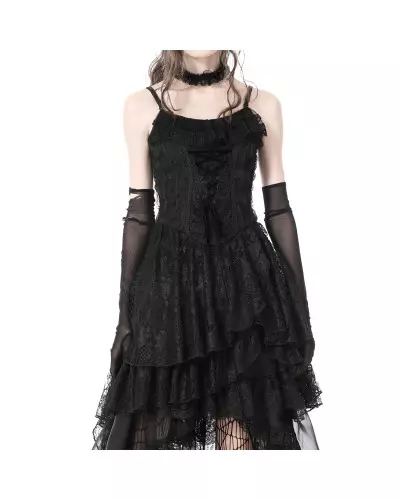 Robe Courte avec Dentelle de la Marque Dark in Love à 60,00 €