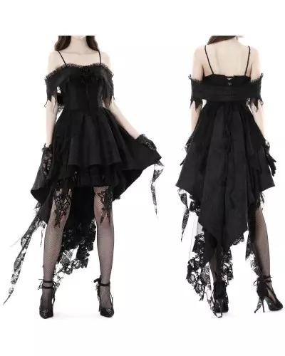 Robe Noire avec Dentelle de la Marque Dark in Love à 75,50 €