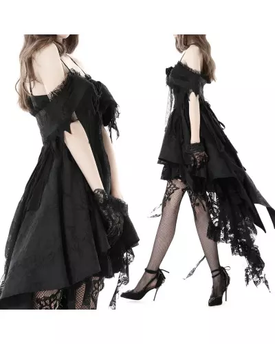 Robe Noire avec Dentelle de la Marque Dark in Love à 65,00 €