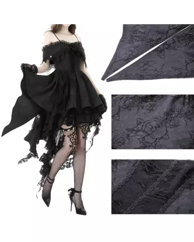 Robe Noire avec Dentelle de la Marque Dark in Love à 65,00 €