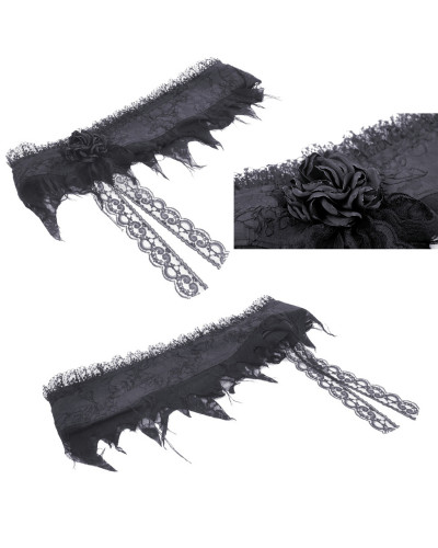 Robe Gothique Noire avec Dentelle