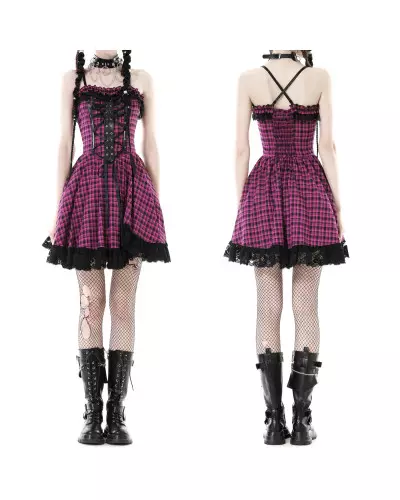 Robe Noire et Rose de la Marque Dark in Love à 65,00 €