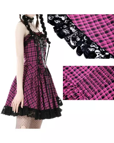 Vestido Preto e Rosa da Marca Dark in Love por 65,00 €