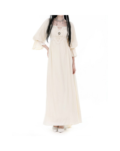 Vestido Steampunk Beige