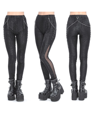 Legging Gothique avec Craînes