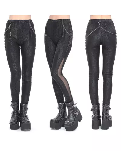 Legging avec Chaînes de la Marque Devil Fashion à 57,50 €