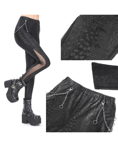 Legging Gothique avec Craînes