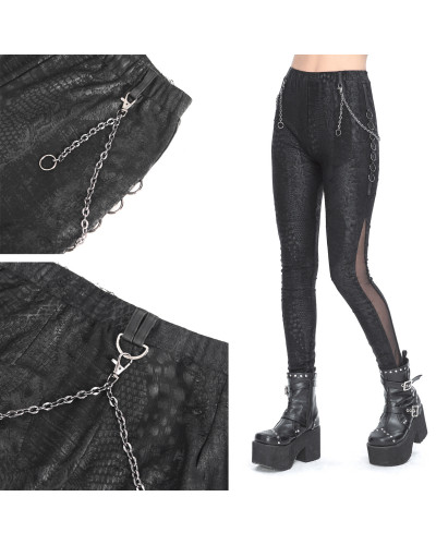 Legging Gothique avec Craînes