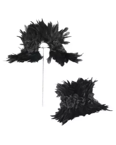 Unisex Collar with Feathers from Devil Fashion Brand at €45.00