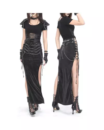 Skirt with Chains from Devil Fashion Brand at €92.50