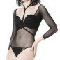 Body aus Netzstoff Body aus Netzstoff