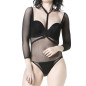 Body aus Netzstoff Body aus Netzstoff