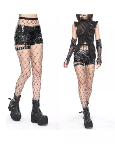 Shorts aus Kunstleder der Devil Fashion-Marke für 79,00 €