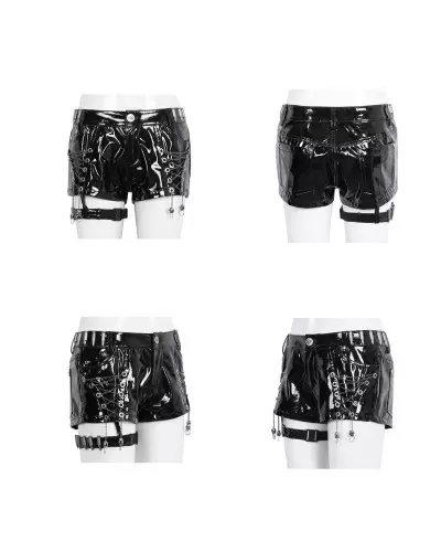 Shorts aus Kunstleder der Devil Fashion-Marke für 79,00 €