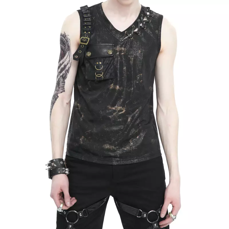 T-Shirt Asymétrique pour Homme de la Marque Devil Fashion à 49,00 €