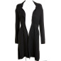 Schwarze Offene Jacke Schwarze Offene Jacke