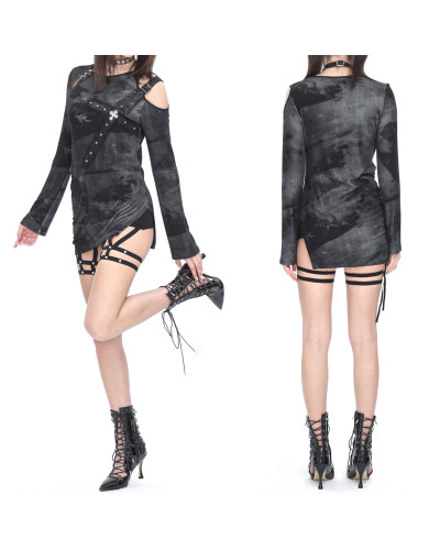 Asymmetric Gothic T-Shirt