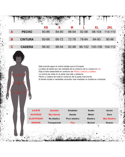 Camiseta Gótica Asimétrica
