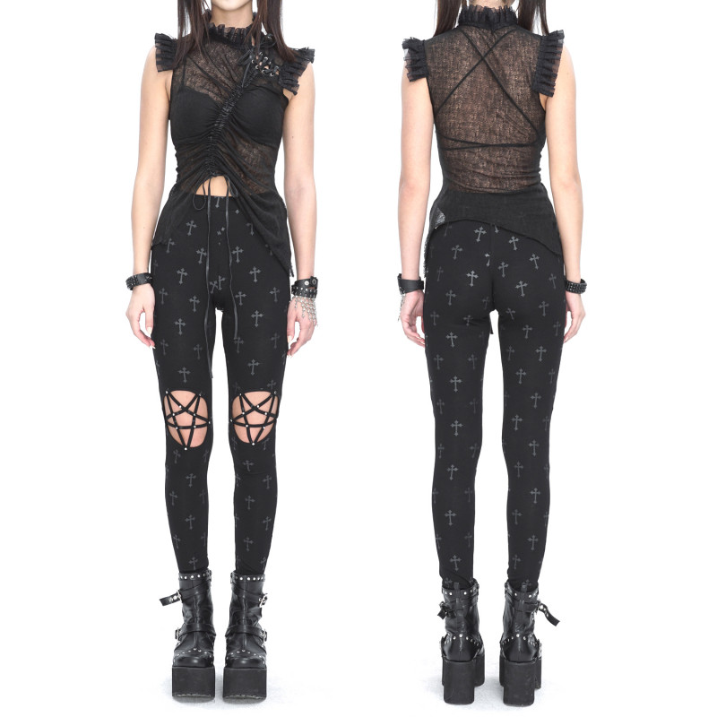 Leggings avec Pentagrammes