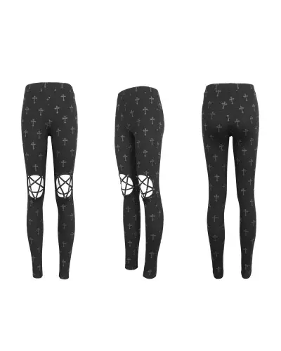 Leggings with Pentagrams from Devil Fashion Brand at €39.00