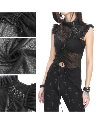 Black Gothic Top