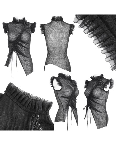 Black Gothic Top