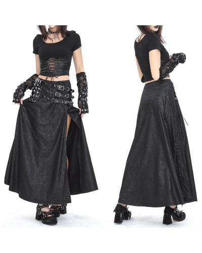 Skirt with Buckles