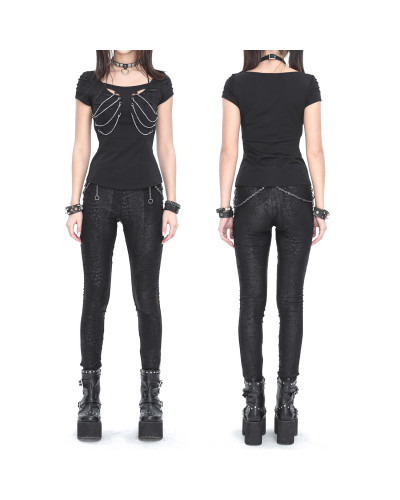 Gothic T-Shirt with Hood