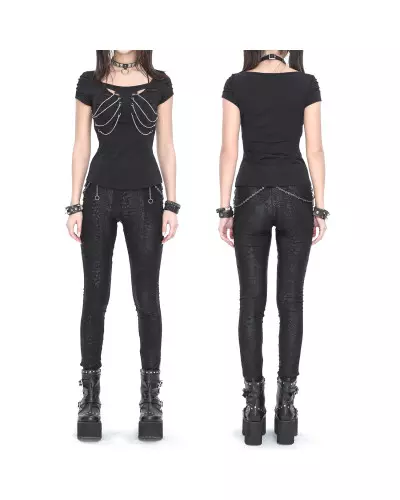 T-Shirt with Chains from Devil Fashion Brand at €42.90