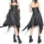 Faux Leather Dress with Mesh Faux Leather Dress with Mesh