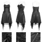 Faux Leather Dress with Mesh Faux Leather Dress with Mesh