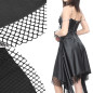 Faux Leather Dress with Mesh Faux Leather Dress with Mesh