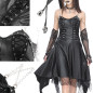 Faux Leather Dress with Mesh Faux Leather Dress with Mesh