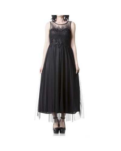 Vestido Gótico con Guipur