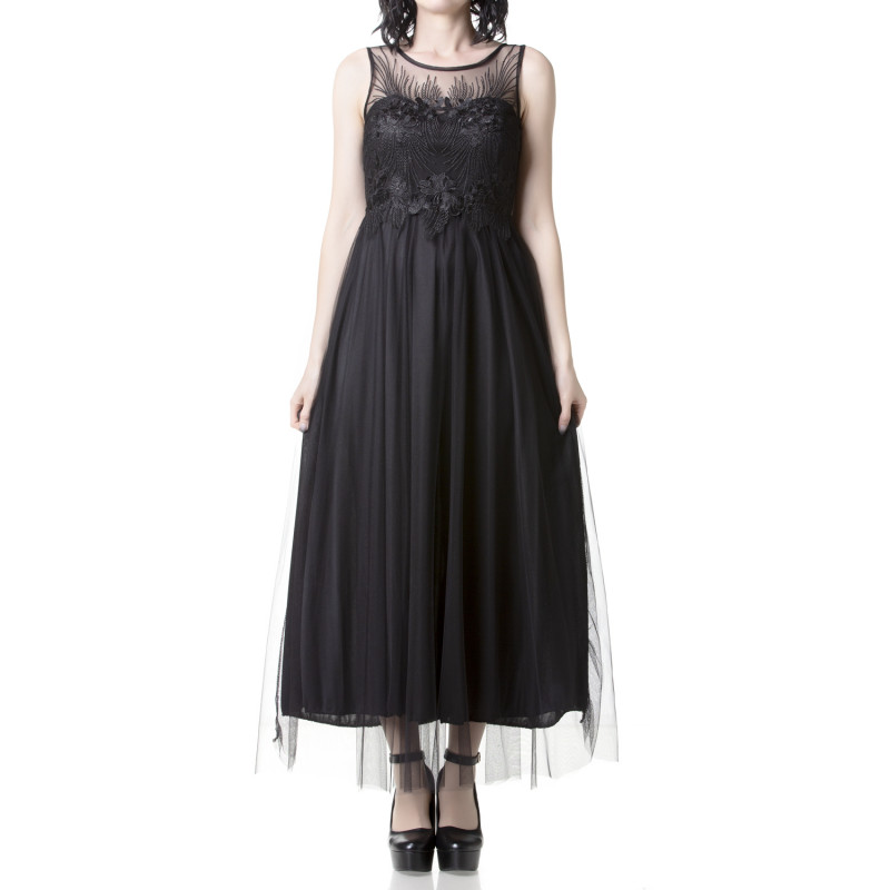 Vestido Gótico con Guipur
