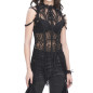 Camiseta Transparente con Flecos