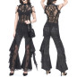Camiseta Transparente con Flecos