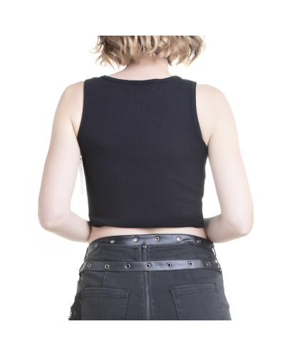 Camiseta Gótica con Imperdibles