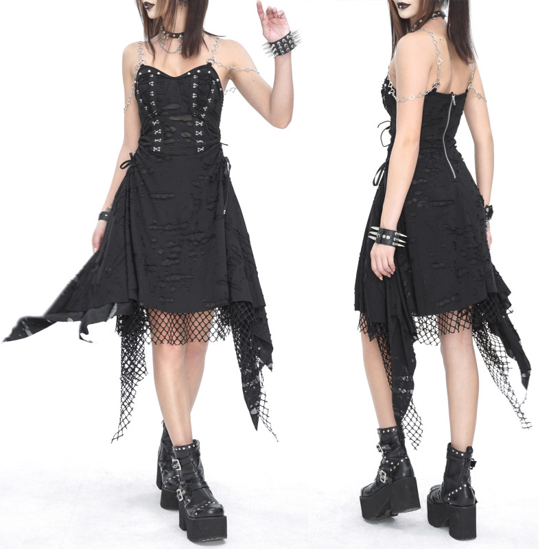 Vestido con Rejilla
