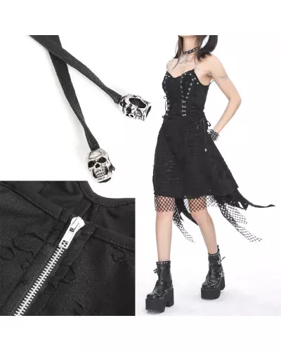 Kleid mit Netzstoff der Devil Fashion-Marke für 99,90 €