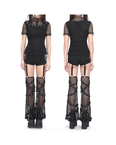Gothic T-Shirt with Mesh