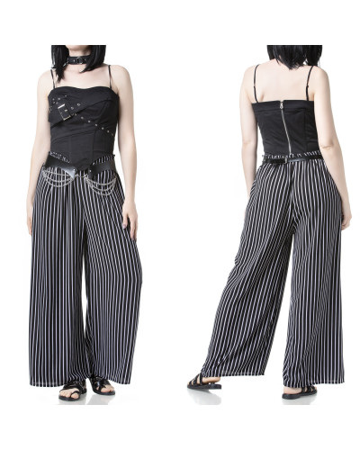 Pantalón Gótico con Rayas