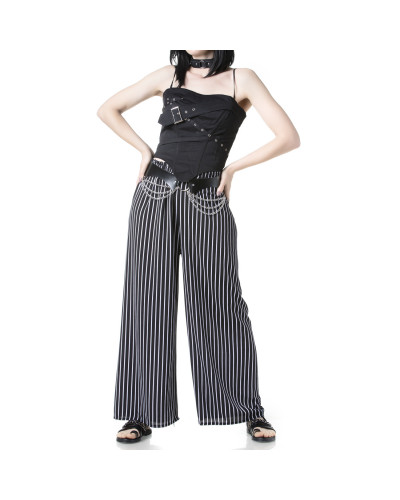 Pantalón Gótico con Rayas